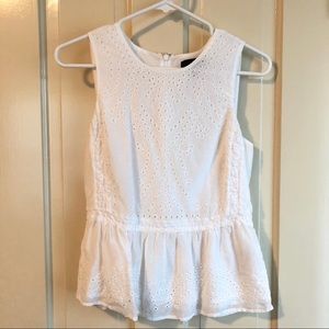 J.Crew eyelet top